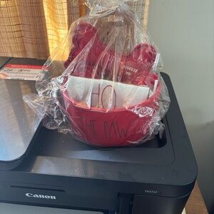 Rae Dunn dog Christmas gift set